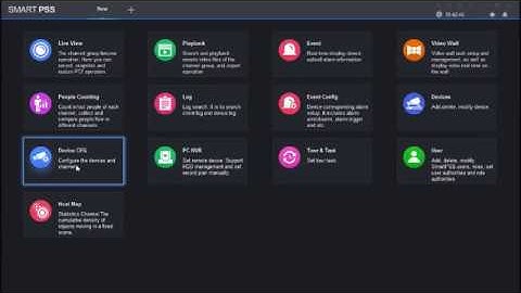 Schedule record for SmartPSS 2.0