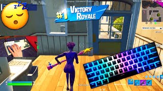 [1 HOUR] 😴 Sleepy & Relaxing Mechanical Keyboard Sounds Fortnite Tilted Towers ZoneWars Gameplay