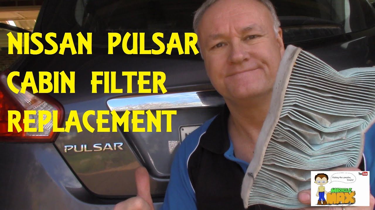 Nissan Pulsar Cabin Filter Replacement MiracleMAX Easy Peasy: Nissan Pulsar Klimafilter Wechseln