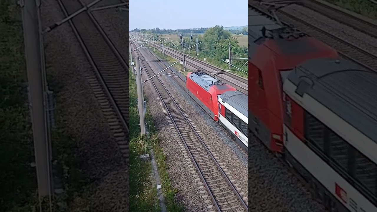 Eurocity 6 schießt durch Bühl