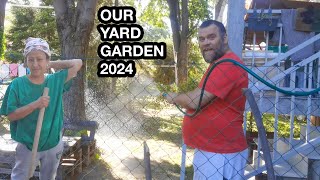 OUR YARD GARDEN 2024/HELPING OUR NEIGHBOR CLEANING THE YARD/TANGKHUL VLOG