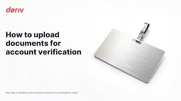 How to upload documents for account verification