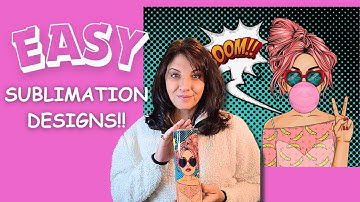 Create Unique Sublimation Designs in Minutes with Silhouette Studio!