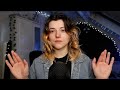ASMR soft triggers to make you sleep (w/ fireplace background)