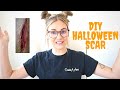 EASY DIY HALLOWEEN SCAR USING GLUE | SFX MAKEUP