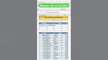 Excel Tricks : Filter formula in excel | Excel | Excel tips and tricks | #viralvideo