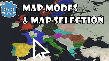 How to select provinces and switch map modes! Godot 4 Ultimate Grand Strategy Tutorial Series
