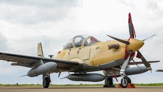 Nigerian Air Force Inducts Its First 6 A-29 Super Tucano Aircrafts