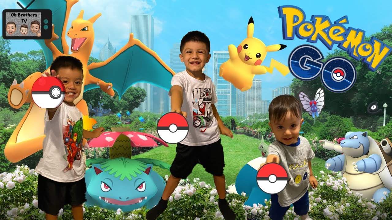 Pokémon Go Adventure | Pokémon Gym battle | OhBrothersTV