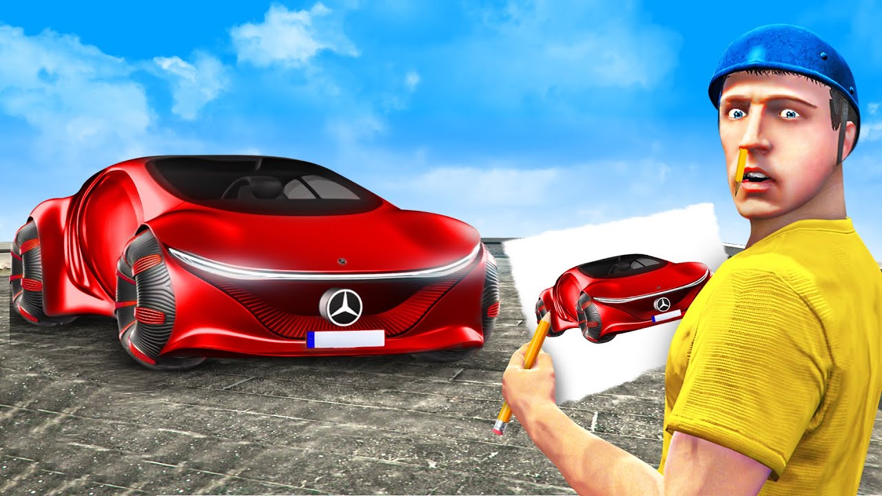 GTA 5 But Everything Jeffy Draws Comes To Life!
