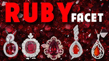 Ruby Facet làm mặt dây chuyền cùng TahiGems #foryou