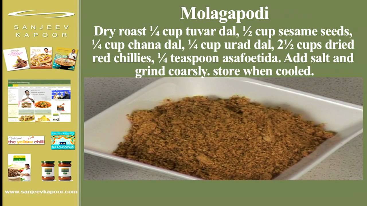 Molagapodi | Sanjeev Kapoor | Sanjeev Kapoor Khazana