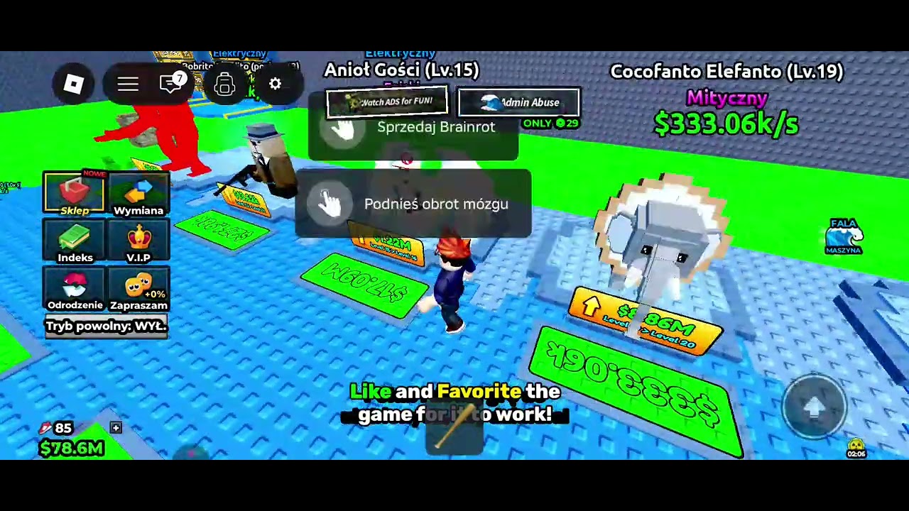 Gram w podróbke tsunami for brainrot