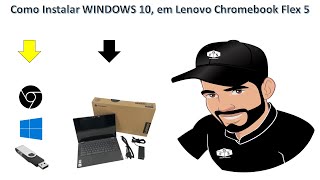 Como Instalar WINDOWS 10, em Lenovo Chromebook Flex 5