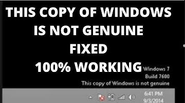How to Fix This Copy of Windows is Not Genuine |100% Working