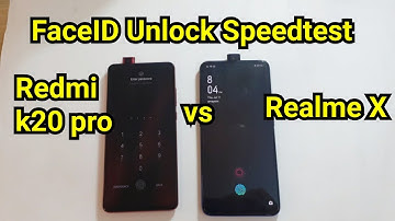 Realme x vs Redmi k20 pro / redmi k20 Face Unlock Speed test