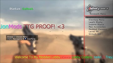 RawJTAG Mw2 Challenge Lobby TTG Proof