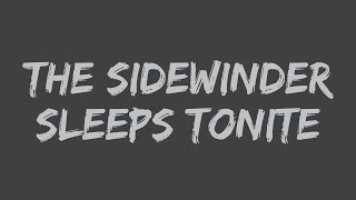 Video thumbnail of "R.E.M. - The Sidewinder Sleeps Tonite (Lyrics)"