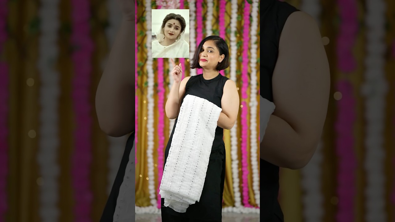 Recreating Gangubai look 😅 