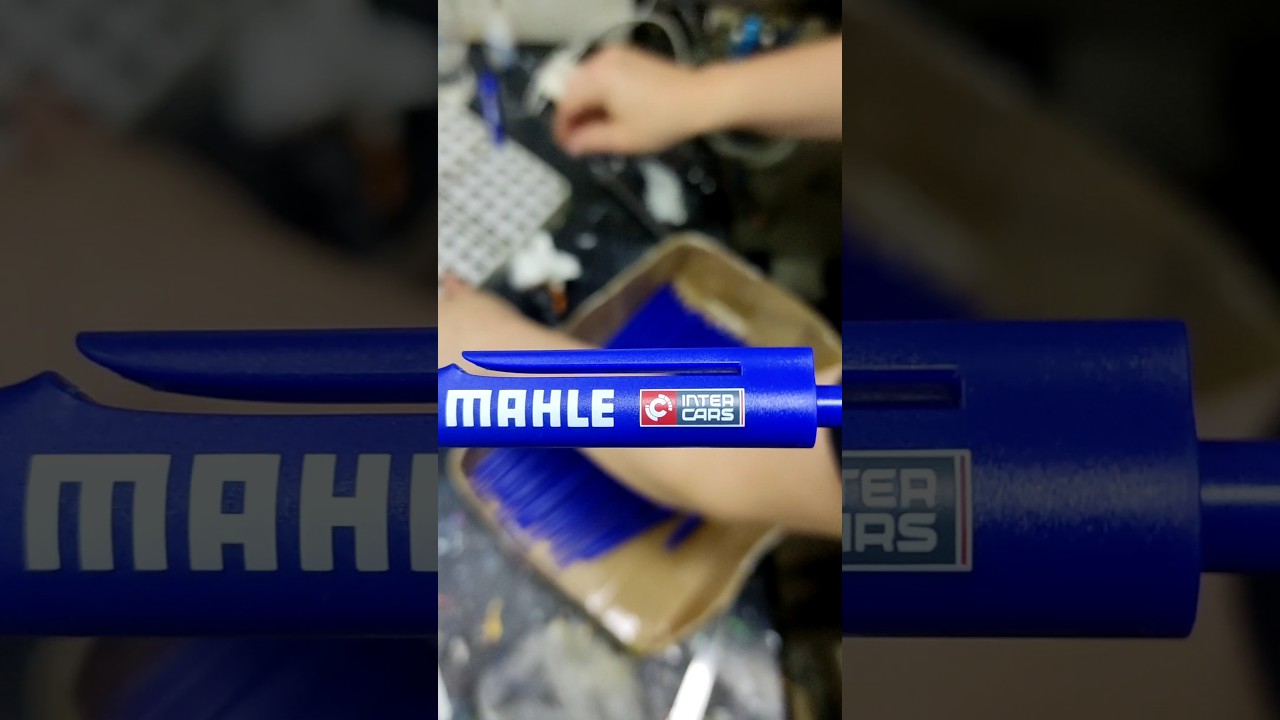 Three-color Pad print on pens