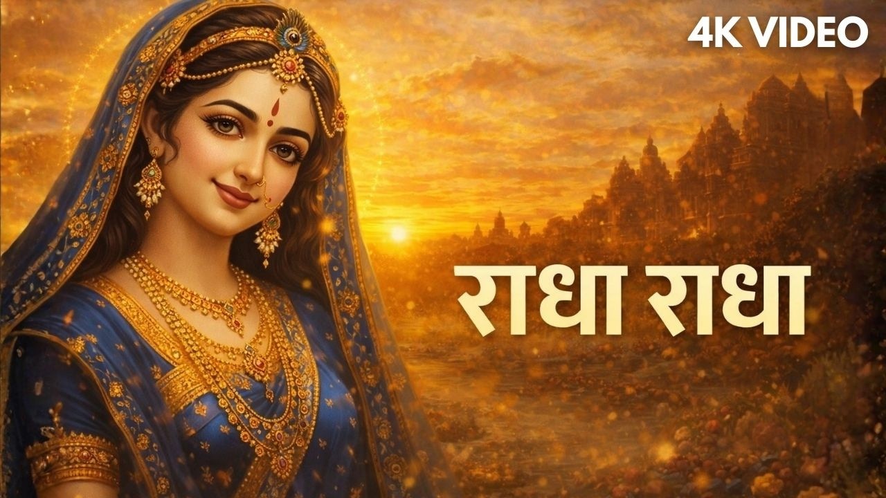 Shri Radha Naam Jaap 1008 Baar | श्री राधा नाम जप | Divine Nonstop Radha Bhakti