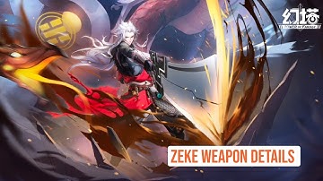 Ming Jing (Zeke) CBT weapon details #toweroffantasy