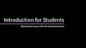 Blackboard Learn with the Ultra Experience Tutorials - Students