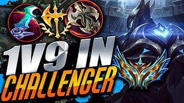 HOW TO 1V9 VS CHALLENGERS WIT ZED l 420WeabooSlayer