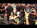 Canelo , Eddy Reynoso and Julio Cesar Chavez sr seconds after the fight with BJS | esnews