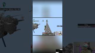 Minecraft Skyblock: How Far Is This Island Exploration REALLY? #shorts