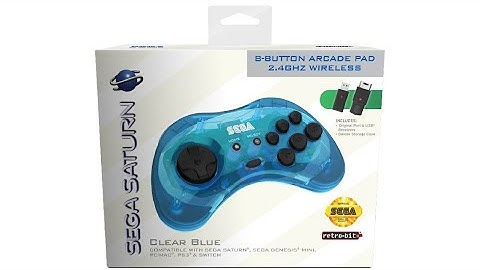 Retro-Bit Sega Saturn Wireless Controller Unboxing & Review