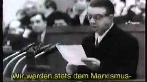 Fjalimi i Enverit ne Mosk 1960
