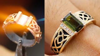 Celtic jewelry making tutorials - handmade Celtic ring