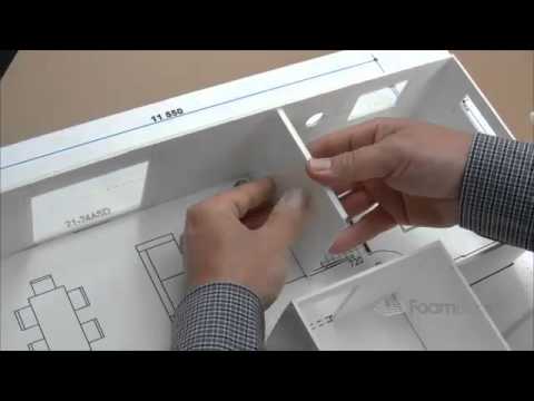 Building Foam board Models Making House Scale Model PART 4