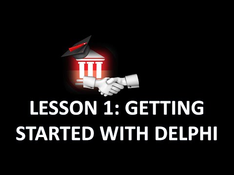 Delphi Programming Tutorial - Lesson 1: Getting Started with Delphi Programming