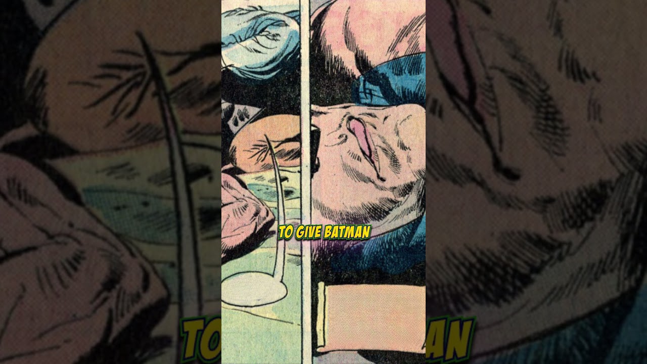 How did Batman survive a scorpion sting? 