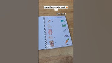 Matching activity book #activityforkids #busybook #activitybook #toddler #fyp #fyp #viral #shorts