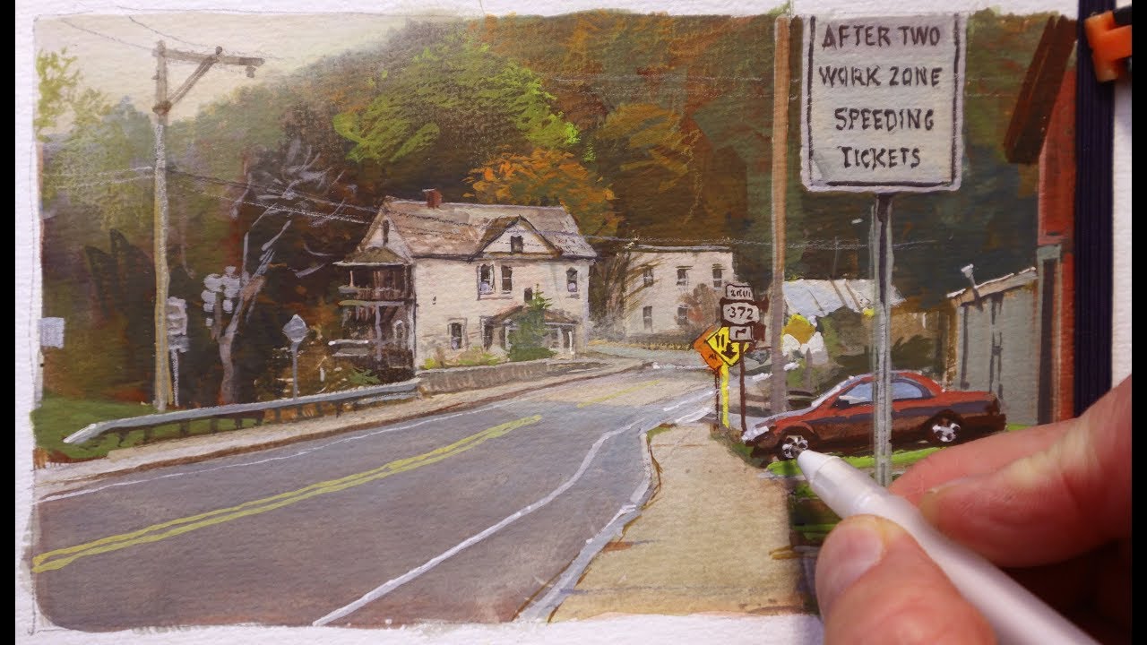 Gurney Journey: Gouache Tests: Consistency, Smell, and 'Re-Wettability