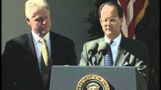 Anuncio Del Presidente Clinton Sobre Los Cambios En El Personal De La Casa Blanca En 1998