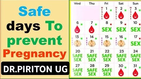 Safe Days for playing $€X  | prevent Unwanted pregnancies