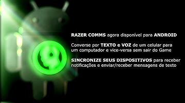 Razer Comms Android | Mobile VOIP - Texto no Game