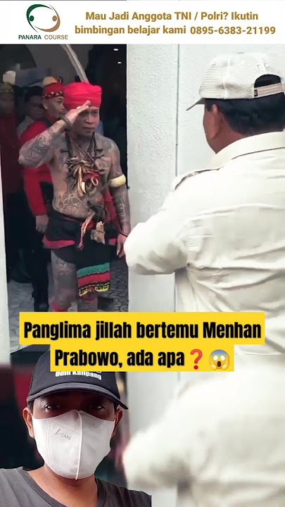 Detik detik panglima jillah bertemu Prabowo❓😱 #shorts #viral #dayak #viral