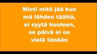 Video thumbnail of "Erin - Mitä Tänne Jää Lyrics"
