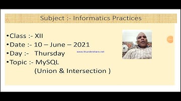 Class XII Informatics Practices 10 06 2021 By Mr  Praveen Singh