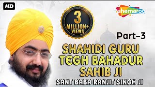 SHAHIDI GURU TEGH BAHADUR SAHIB JI PART 3 (SANT BABA RANJIT SINGH JI)