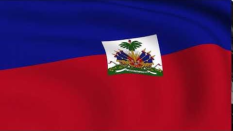 Haiti - Flying Flag Looped Video Background