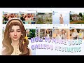 How to make your gallery aesthetic   the sims 4
