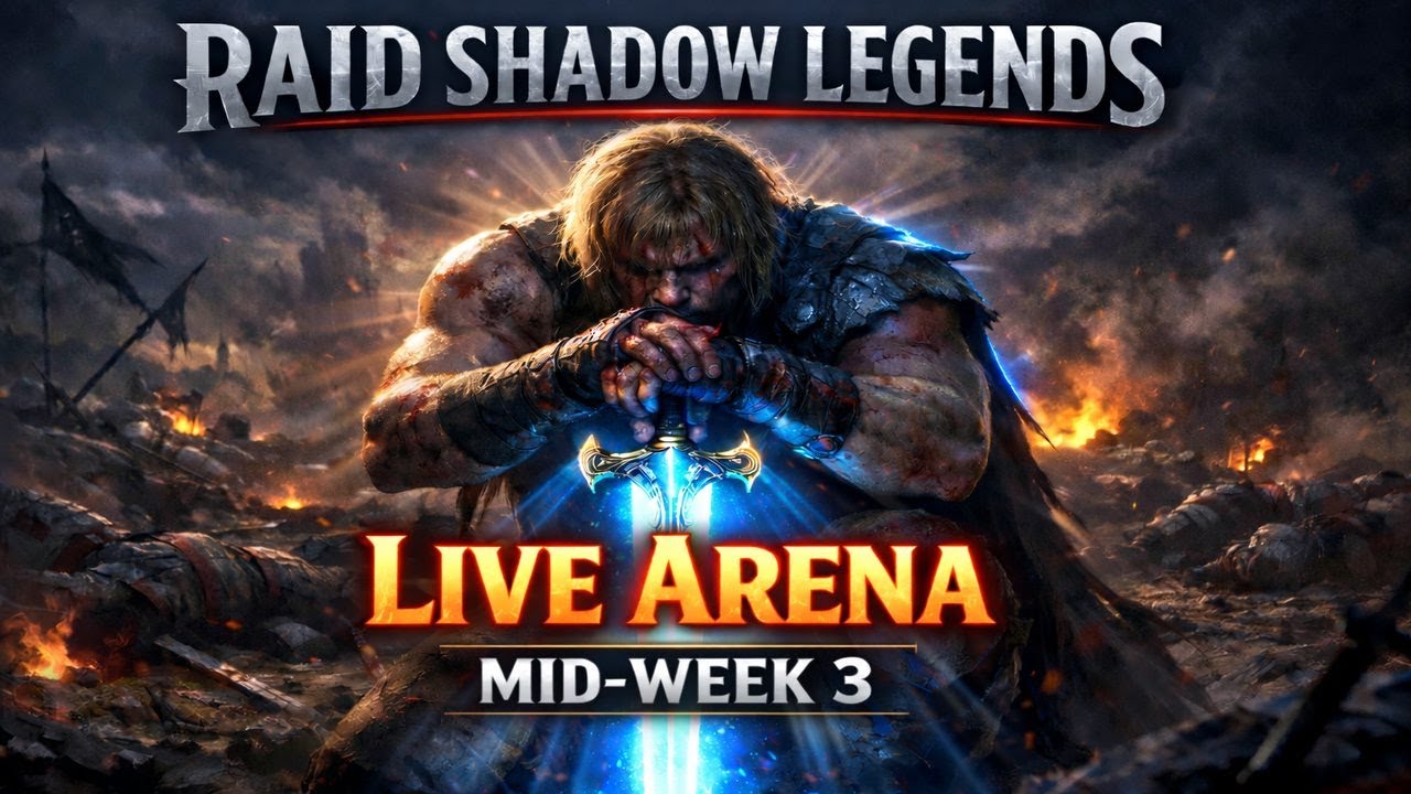 Mid Week Push, Still On Track. Raid Shadow Legends Live Arena Seasonal Battles.