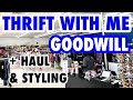 I filled the cart on my GOODWILL THRIFT WITH ME trip * THRIFT HAUL * HOME DECOR YOUTUBE January 2022