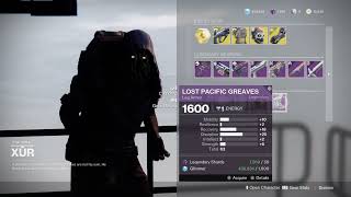 Destiny 2 This week 12/04/2024 Xur Location & Inventory